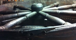 Great Wheel hub and spokes