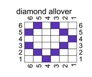 allover diamond